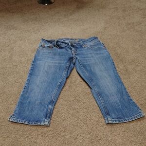 American Eagle Cropped Jeans Size 0 Regular